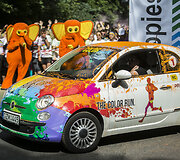 &bdquo;The Color Run&ldquo; bėgimo Vilniuje akimirka