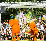 &bdquo;The Color Run&ldquo; bėgimo Vilniuje akimirka