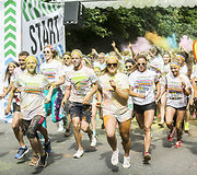 &bdquo;The Color Run&ldquo; bėgimo Vilniuje akimirka