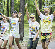 &bdquo;The Color Run&ldquo; bėgimo Vilniuje akimirka