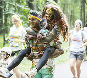 &bdquo;The Color Run&ldquo; bėgimo Vilniuje akimirka