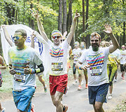 &bdquo;The Color Run&ldquo; bėgimo Vilniuje akimirka