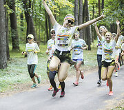 &bdquo;The Color Run&ldquo; bėgimo Vilniuje akimirka