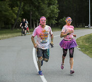 &bdquo;The Color Run&ldquo; bėgimo Vilniuje akimirka