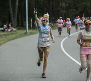 &bdquo;The Color Run&ldquo; bėgimo Vilniuje akimirka