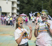 &bdquo;The Color Run&ldquo; bėgimo Vilniuje akimirka