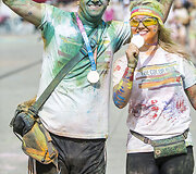 &bdquo;The Color Run&ldquo; bėgimo Vilniuje akimirka