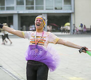 &bdquo;The Color Run&ldquo; bėgimo Vilniuje akimirka