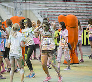 &bdquo;The Color Run&ldquo; bėgimo Vilniuje akimirka