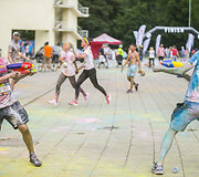 &bdquo;The Color Run&ldquo; bėgimo Vilniuje akimirka