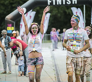 &bdquo;The Color Run&ldquo; bėgimo Vilniuje akimirka