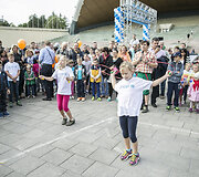 UNICEF vaikų bėgimo &bdquo;Už kiekvieną vaiką&ldquo; akimirka