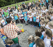 UNICEF vaikų bėgimo &bdquo;Už kiekvieną vaiką&ldquo; akimirka