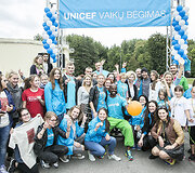 UNICEF vaikų bėgimo &bdquo;Už kiekvieną vaiką&ldquo; akimirka