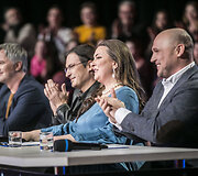 &Scaron;e&scaron;tosios &bdquo;Eurovizijos&ldquo; atrankos laidos akimirka