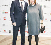 Audrius Klimas su žmona