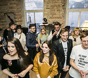 Parodos atidarymo akimirka