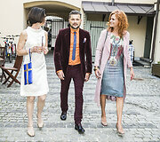 Dominykas Kubilius, Laura Pauk&scaron;tė ir &Scaron;vedijos ambasadorė Cecilia Ruthstr&ouml;m-Ruin