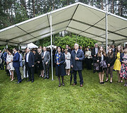 Bastilijos paėmimo dienos minėjimo Turni&scaron;kėse akimirka