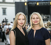 Karolina Toleikytė ir mama Kristina Toleikienė