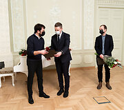 Mindaugas Nastaravičius, Simonas Kairys ir Tomas Vaiseta