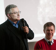 Jonas Vai&scaron;kūnas ir Naglis &Scaron;ulija