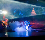  &bdquo;Cirque du Soleil&ldquo; pasirodymo &bdquo;Alegria&ldquo; akimirka