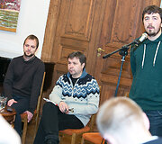 Knygos pristatymo akimirka