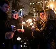 Fejerverkai pasitinkant 2015 metus