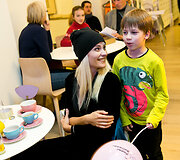 Jurga &Scaron;eduikytė su sūnumi