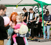 Gatvės muzikos dienos akimirka