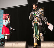 Cosplay konkurso akimirka