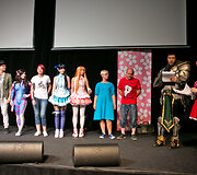 Cosplay konkurso akimirka