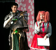 Cosplay konkurso akimirka