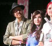 Cosplay konkurso akimirka
