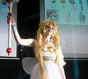 Cosplay konkurso akimirka