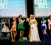 Cosplay konkurso akimirka