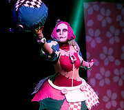 Cosplay konkurso akimirka