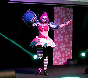 Cosplay konkurso akimirka