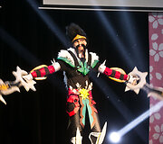Cosplay konkurso akimirka