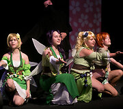 Cosplay konkurso akimirka