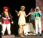 Cosplay konkurso akimirka