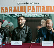 Filmo "Karalių pamaina" spaudos konferencija