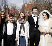 Laura Zigmantaitė, Rafailas Karpis, Viktorija Kaminskaitė, Vytenis Tarvydas ir Viktorija Mi&scaron;kūnaitė
