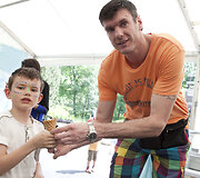 K&scaron;y&scaron;tofas Lavrinovičius su sūnumi