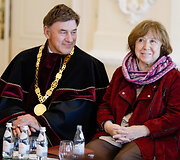 Juozas Augutis ir Svetlana Aleksijevič