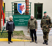 Lietuvai priskirtos Vokietijos brigados &scaron;tabo inauguracija