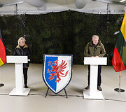 Lietuvai priskirtos Vokietijos brigados &scaron;tabo inauguracija