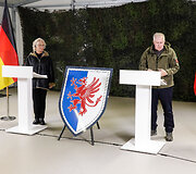 Lietuvai priskirtos Vokietijos brigados &scaron;tabo inauguracija