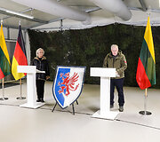 Lietuvai priskirtos Vokietijos brigados &scaron;tabo inauguracija